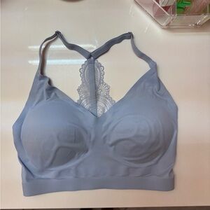 🧜‍♀️Soma Enbliss Racerback Lace back Bralette💜 never worn, cut off tags😩
